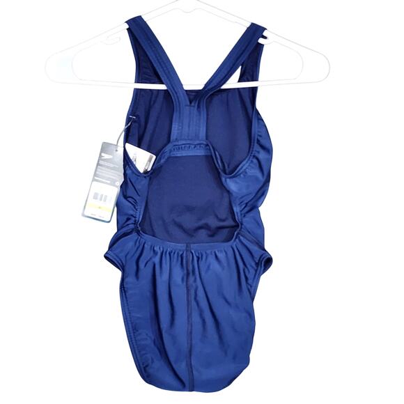 Speedo Pro LT Super‎ Back Swimsuit 30 Nautical Navy Womens - Picture 2 of 7